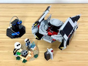 Thumbnail 6 of 10 for The SMARTER TIE Advanced x2 - Alternate Build of 75421 Darth Vader's Tie Fighter