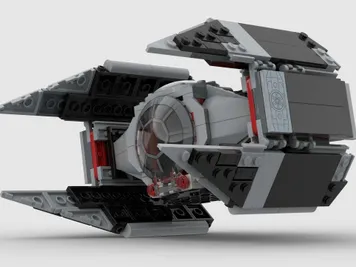 Thumbnail 7 of 10 for The SMARTER TIE Advanced x2 - Alternate Build of 75421 Darth Vader's Tie Fighter