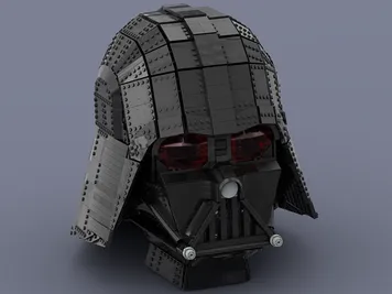 Thumbnail 2 of 6 for Wearable LEGO Darth Vader Helmet
