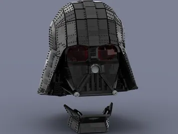 Thumbnail 4 of 6 for Wearable LEGO Darth Vader Helmet