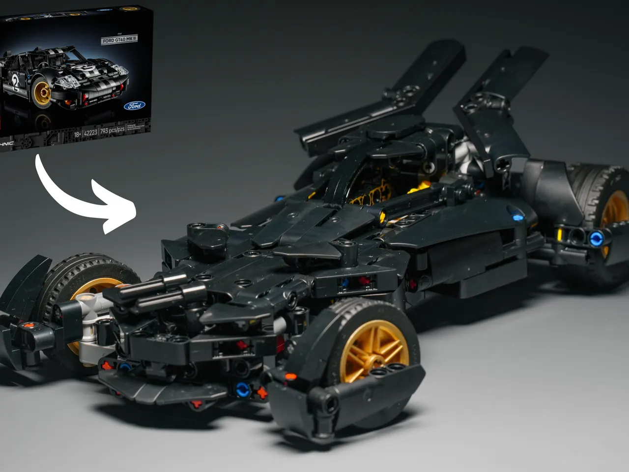 Preview image for BvS Batmobile (42223 Alternate Build)
