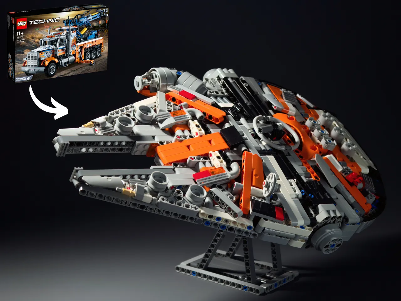 Preview image for Millennium Falcon (42128 Alternate Build)