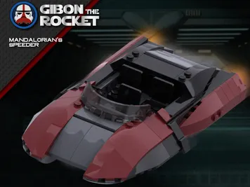 Thumbnail 2 of 3 for Mandalorian's Speeders (Blue & Red version)