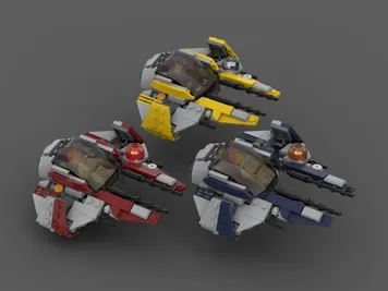 Thumbnail 1 of 7 for Jedi ETA Interceptor (7 colors)