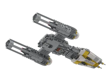 Thumbnail 3 of 6 for Y wing (Gold) minifigure scale Original