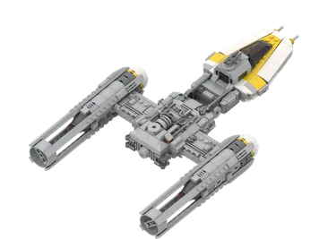 Thumbnail 2 of 6 for Y wing (Gold) minifigure scale Original