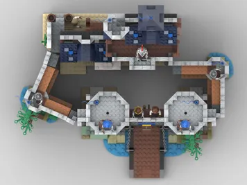 Thumbnail 9 of 10 for Horse Lord Castle - Alternate Build of 2 x 31168 Medieval Horse Knight Castle