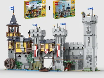 Thumbnail 1 of 10 for Alliance Castle - Alternate Build of 31120 + 31168 Medieval Castles