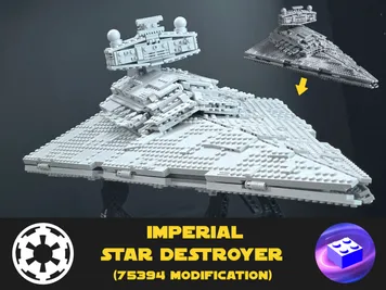Thumbnail 1 of 10 for Imperial Destroyer - Larger, Full Underside (75394 mod)