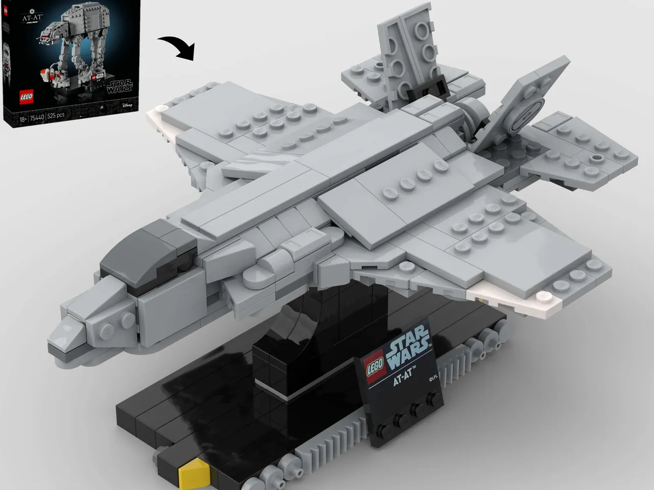 Preview image for Lockheed Martin F-35 Lightning II - Alternate Build of 75440 AT-AT