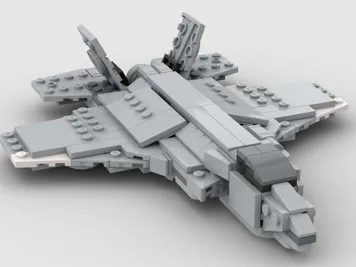 Thumbnail 9 of 10 for Lockheed Martin F-35 Lightning II - Alternate Build of 75440 AT-AT