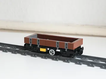 Thumbnail 3 of 5 for French style flatcar wagon