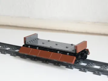 Thumbnail 2 of 5 for French style flatcar wagon