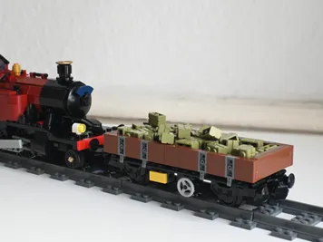 Thumbnail 5 of 5 for French style flatcar wagon