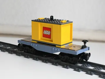 Thumbnail 3 of 4 for American style flatcar wagon