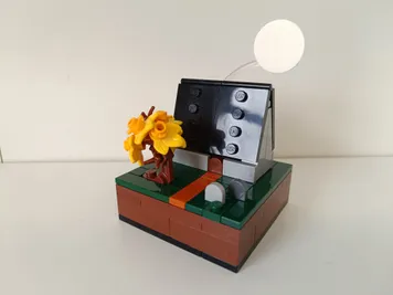 Thumbnail 2 of 3 for Spooky Fall House - Micro Scene