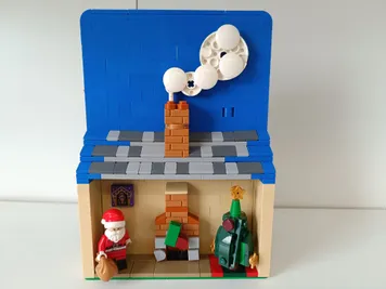 Thumbnail 2 of 7 for Nativity Scene / Santa's Visit Diorama