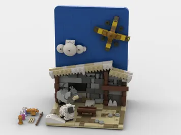 Thumbnail 7 of 7 for Nativity Scene / Santa's Visit Diorama