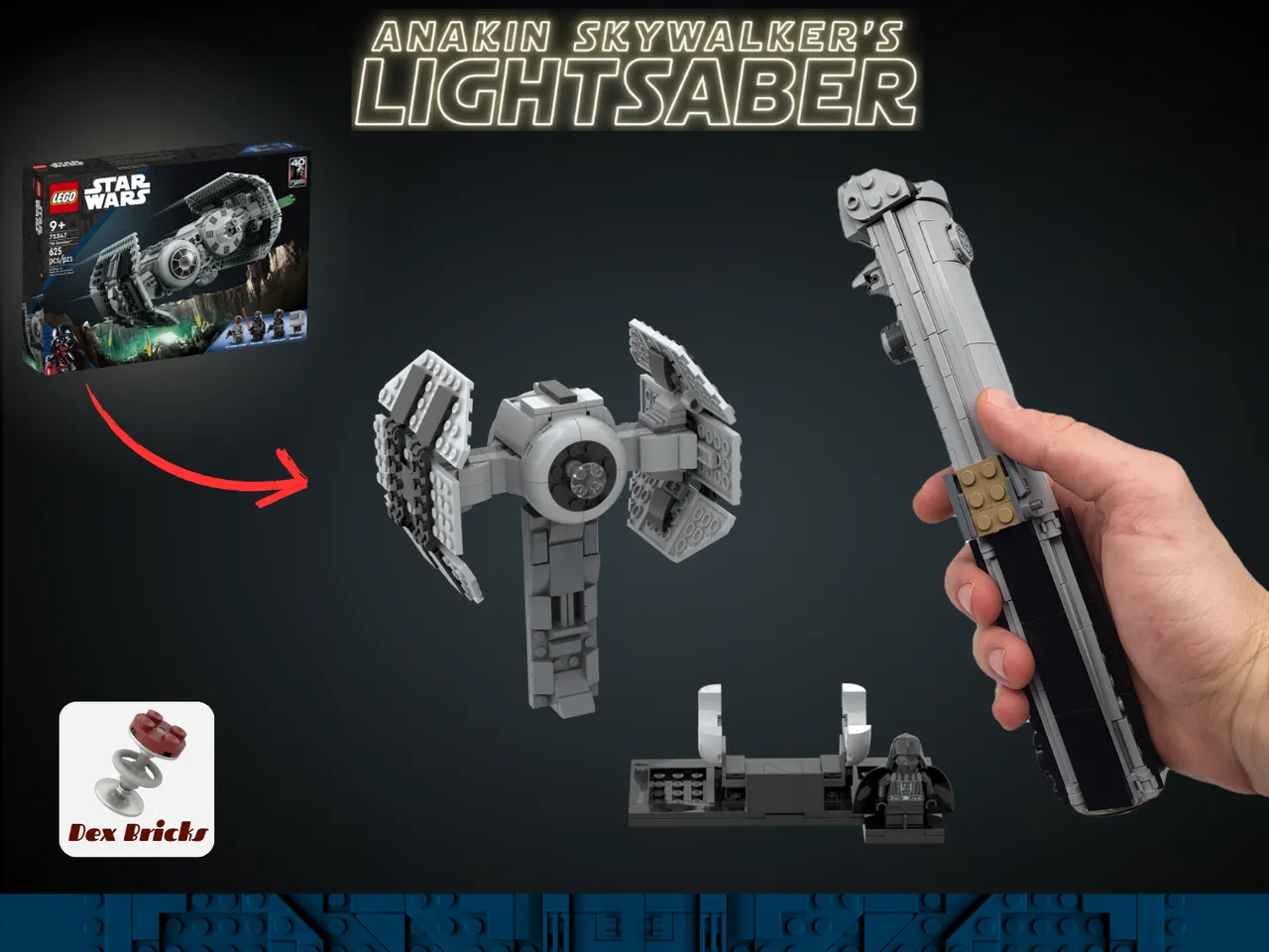 Preview image for Anakin Skywalker's Lightsaber Alternate Build