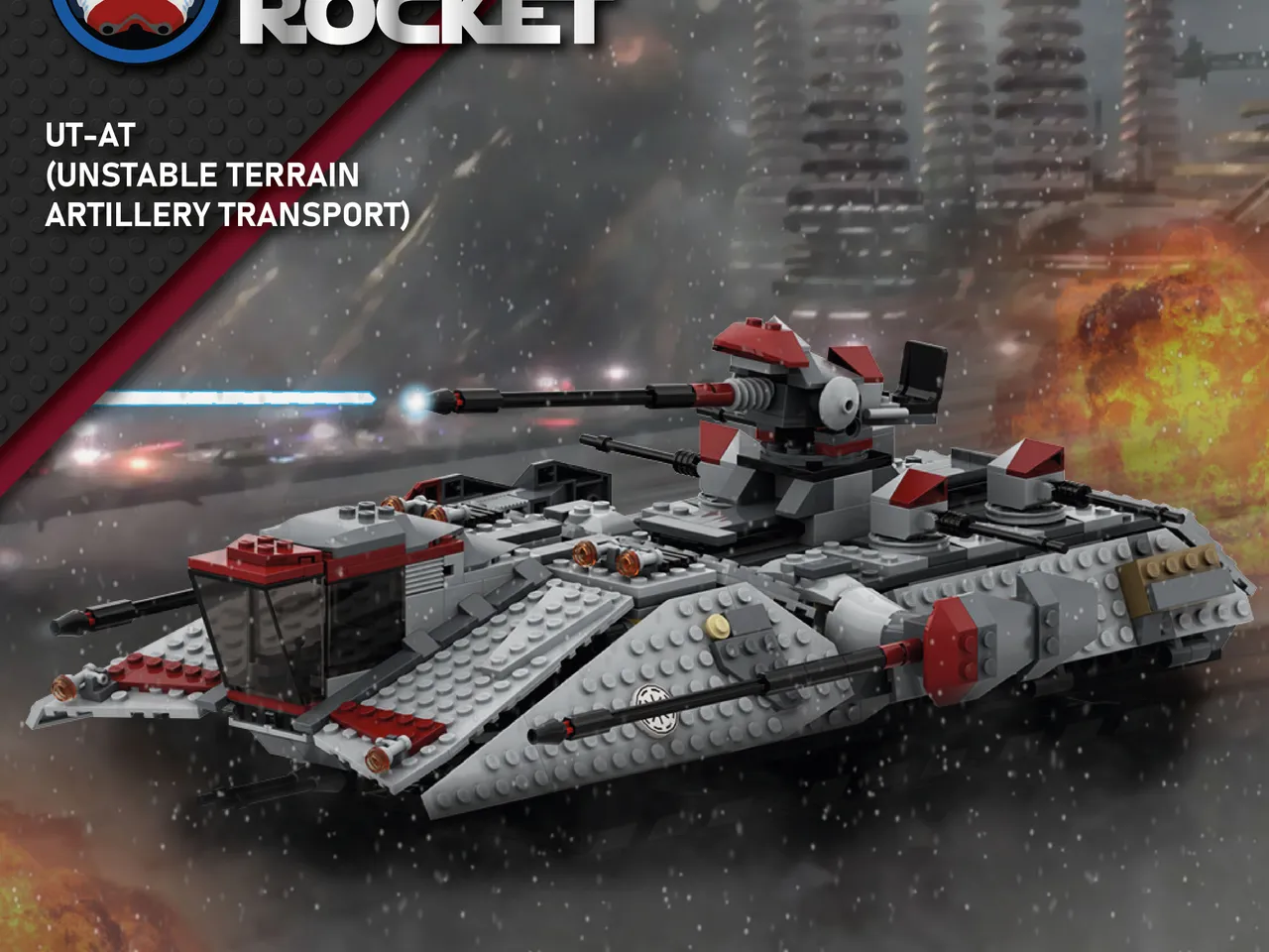 Preview image for UT-AT - Unstable Terrain Armored/Artillery Transport (based on unreleased set)