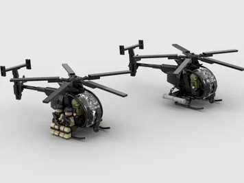 Thumbnail 1 of 2 for mh-6 little bird