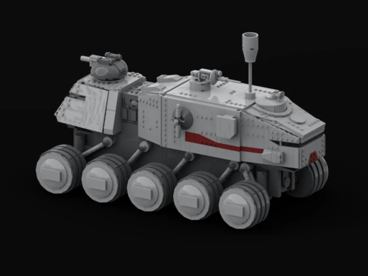 Preview image for HAVw A6 juggernaut tank V3 brickbuilt wheels