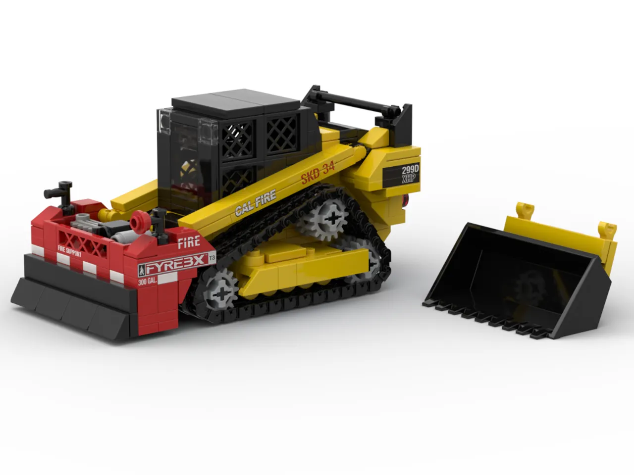 Preview image for CAT 299D + Frye Box | CAL FIRE SKD 34