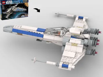 Thumbnail 1 of 10 for New Republic Advanced Z-95 AF4-H Headhunter– Alternate Build of 75460 X Wing Starfighter