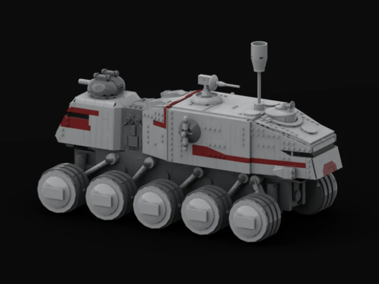 Preview image for Modified HAVw A6 juggernaut tank brickbuilt wheels