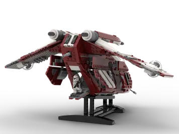 Thumbnail 9 of 9 for Coruscant Guard Gunship MOC (ver. 3.1 Clone Wars Gunship)
