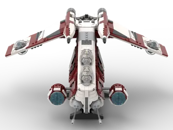 Thumbnail 5 of 9 for Coruscant Guard Gunship MOC (ver. 3.1 Clone Wars Gunship)
