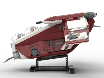 Thumbnail 8 of 9 for Coruscant Guard Gunship MOC (ver. 3.1 Clone Wars Gunship)