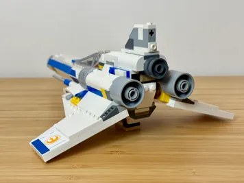 Thumbnail 4 of 10 for Battlestar Galactica Colonial Viper - Alternate Build of 75460 New Republic X Wing Starfighter