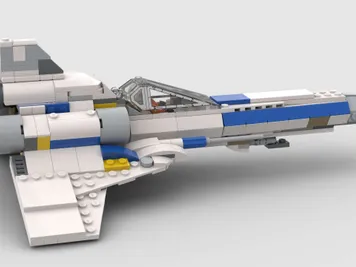 Thumbnail 10 of 10 for Battlestar Galactica Colonial Viper - Alternate Build of 75460 New Republic X Wing Starfighter