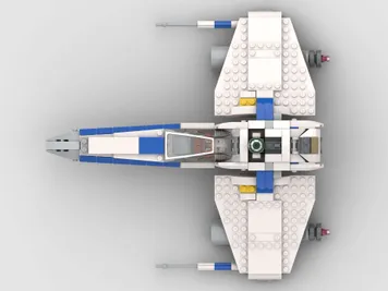 Thumbnail 8 of 10 for New Republic E-Wing Starfighter - Alternate Build of 75460 X Wing Starfighter
