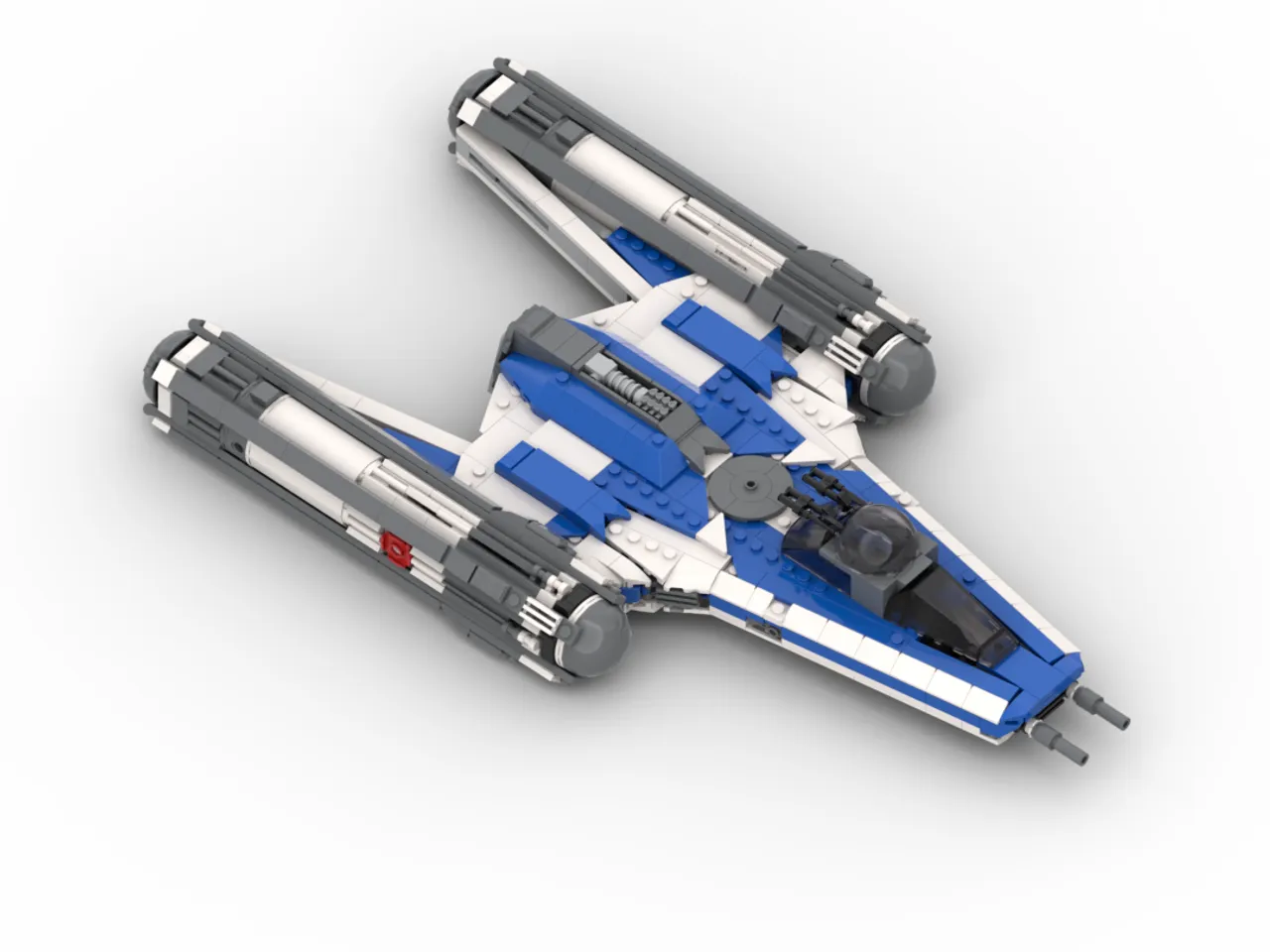 Preview image for Captain Rex's Y wing Blue 501 Republic Clone Wars 