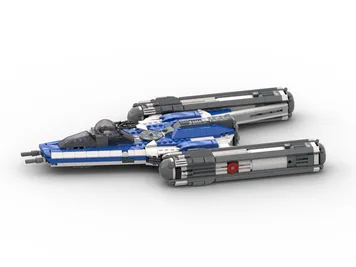 Thumbnail 4 of 4 for Captain Rex's Y wing Blue 501 Republic Clone Wars 