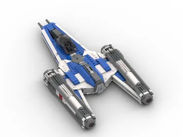 Thumbnail 3 of 4 for Captain Rex's Y wing Blue 501 Republic Clone Wars 