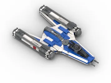 Thumbnail 1 of 4 for Captain Rex's Y wing Blue 501 Republic Clone Wars 