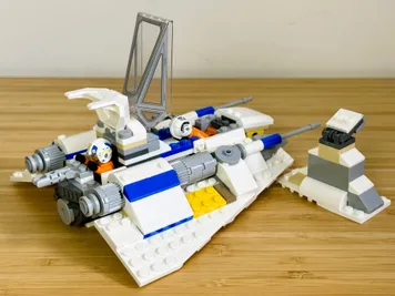 Thumbnail 4 of 10 for New Republic Advanced Snowspeeder – Alternate Build of 75460 X-Wing Starfighter