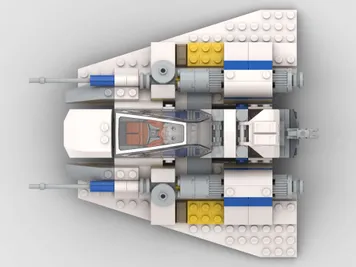 Thumbnail 8 of 10 for New Republic Advanced Snowspeeder – Alternate Build of 75460 X-Wing Starfighter