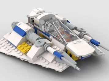 Thumbnail 9 of 10 for New Republic Advanced Snowspeeder – Alternate Build of 75460 X-Wing Starfighter
