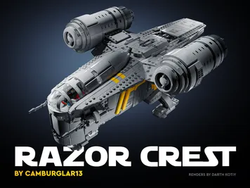 Thumbnail 1 of 10 for Razor Crest Playscale UCS