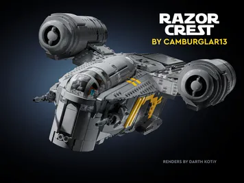 Thumbnail 2 of 10 for Razor Crest Playscale UCS