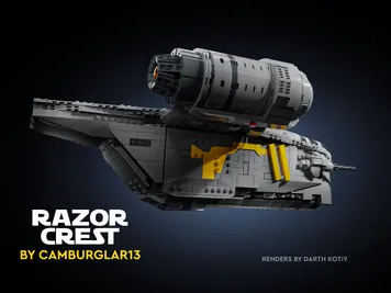 Thumbnail 4 of 10 for Razor Crest Playscale UCS