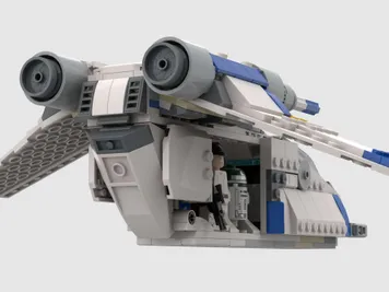 Thumbnail 9 of 10 for New Republic Gunship LAAT/i - Alternate Build of 75460 X-Wing Starfighter