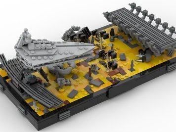 Thumbnail 5 of 5 for The Force Unleashed Diorama - Pulling Down the Destroyer
