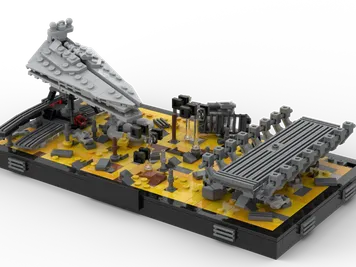 Thumbnail 2 of 5 for The Force Unleashed Diorama - Pulling Down the Destroyer