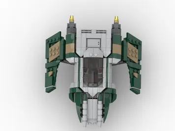 Thumbnail 5 of 7 for Cutlas 9 Sharp Spiral Hutt / Separatist Starfighter ( Saesee Tin )