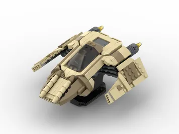 Thumbnail 3 of 7 for Cutlas 9 Sharp Spiral Hutt / Separatist Starfighter ( Saesee Tin )